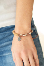Load image into Gallery viewer, Perpetually Peaceful - Brown Homespun Bracelet - Paparazzi Accessories
