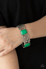 Load image into Gallery viewer, Colorful Coronation - Green Bracelet - Paparazzi Accessories

