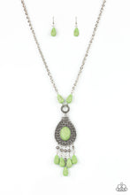 Load image into Gallery viewer, Cowgirl Couture - Green Necklace - Paparazzi Accessories
