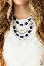 Load image into Gallery viewer, Standout Strands - Navy Blue Beaded Necklace - Paparazzi Accessories

