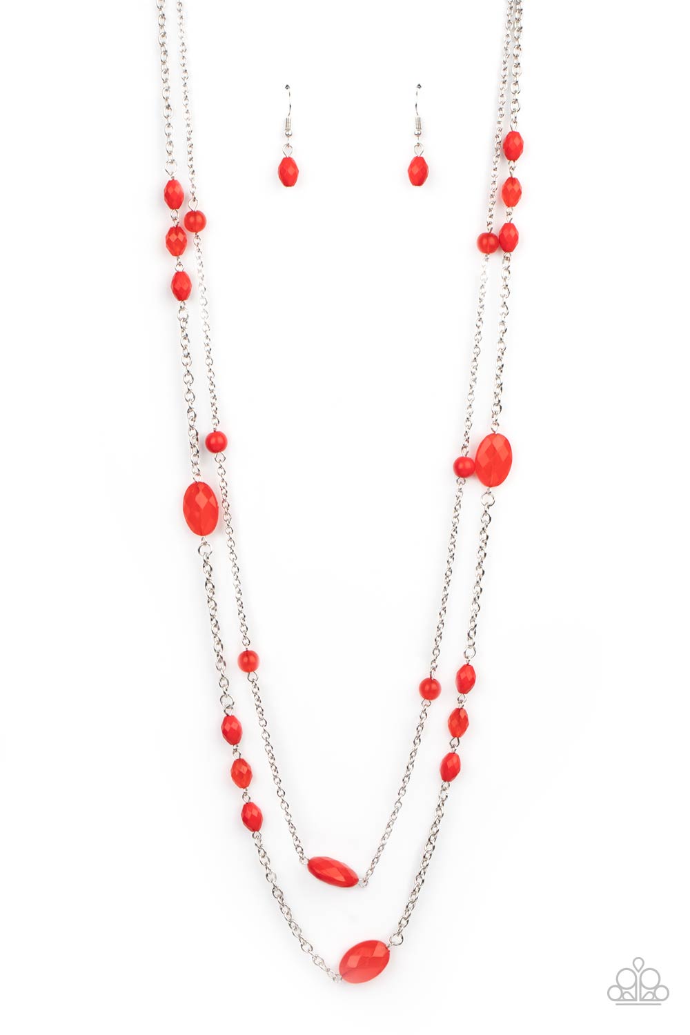 Day Trip Delights - Red Bead Necklace