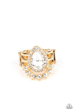 Load image into Gallery viewer, Elegantly Cosmopolitan - Gold Ring - Paparazzi Accessories
