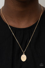 Load image into Gallery viewer, They Call Me Mama - Gold Heart Necklace - Paparazzi Accessories
