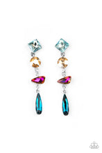Load image into Gallery viewer, Rock Candy Elegance - Multi Color Gem Earring -  Paparazzi Accessories
