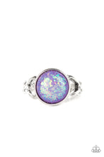 Load image into Gallery viewer, Glitter Grove - Purple Iridescent Ring - Paparazzi Accessories
