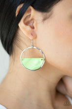Load image into Gallery viewer, Seashore Vibes - Green Earrings - Paparazzi Accessories
