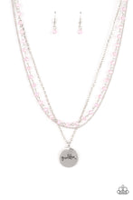 Load image into Gallery viewer, Promoted to Grandma - Pink Iridescent Necklace - Paparazzi Accessories
