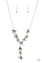 Load image into Gallery viewer, Fairytale Meadow - Purple Dainty Rhinestone Necklace
