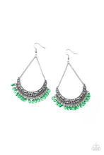 Load image into Gallery viewer, Orchard Odyssey - Green Earrings - Paparazzi Accessories
