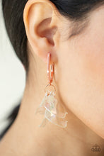 Load image into Gallery viewer, Jaw-Droppingly Jelly - Copper Iridescent Acrylic Earrings - Paparazzi Accessories

