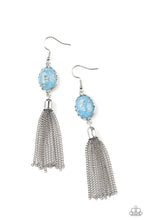 Load image into Gallery viewer, Oceanic Opalescence - Blue Cerulean Bead Earrings - Paparazzi Accessories

