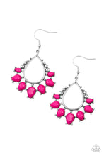 Load image into Gallery viewer, Flamboyant Ferocity - Pink Earrings
