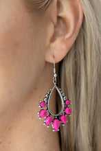 Load image into Gallery viewer, Flamboyant Ferocity - Pink Earrings
