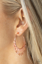 Load image into Gallery viewer, Happy Independence Day - Copper Earrings - Paparazzi Accessories
