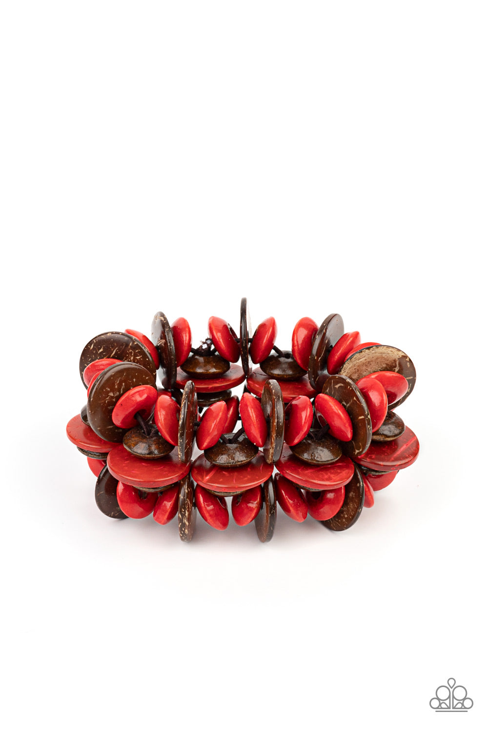 Caribbean Canopy - Red Wood Bracelet