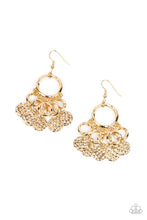 Load image into Gallery viewer, Partners in CHIME - Gold Earrings - Paparazzi Accessories
