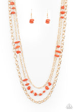 Load image into Gallery viewer, Artisanal Abundance - Orange Stone Necklace
