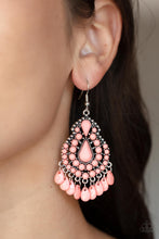 Load image into Gallery viewer, Persian Posh - Orange Earrings - Paparazzi Accessories
