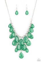 Load image into Gallery viewer, Front Row Flamboyance - Green Necklace
