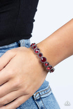 Load image into Gallery viewer, Phenomenally Perennial - Red Gem Bracelet - Paparazzi Accessories
