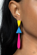 Load image into Gallery viewer, Retro Redux - Multi Color Earrings - Paparazzi Accessories
