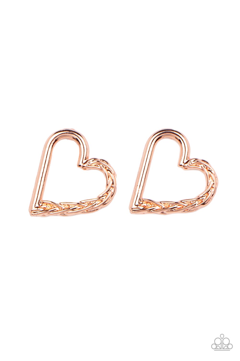 Cupid, Who? - Copper Earrings - Paparazzi Accessories