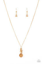 Load image into Gallery viewer, Clustered Candescence - Gold Gem Like Bead Necklace - Paparazzi Accessories
