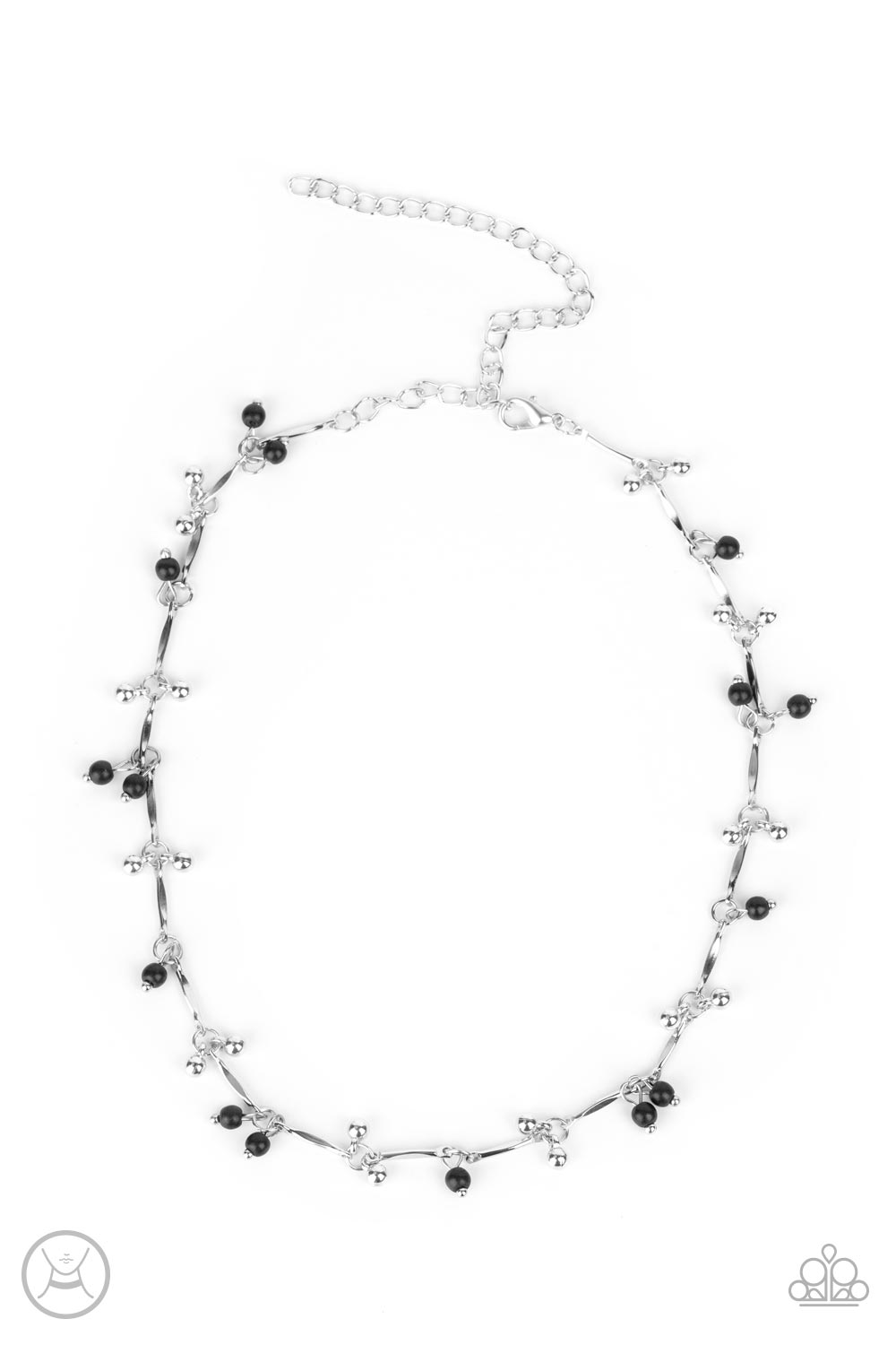 Sahara Social - Black Stone Choker Necklace - Paparazzi Accessories