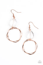 Load image into Gallery viewer, All Clear - Copper Earrings - Paparazzi Accessories
