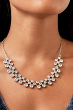 Load image into Gallery viewer, Won The Lottery - White Rhinestone Necklace - Paparazzi Accessories
