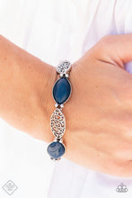 Load image into Gallery viewer, Garden Rendezvous Blue Bracelet
