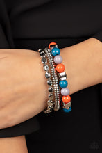 Load image into Gallery viewer, Tour de Tourist - Multi Color Acrylic  Bracelet - Paparazzi Accessories
