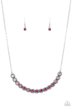 Load image into Gallery viewer, Throwing SHADES - Pink Rhinestone Necklace - Paparazzi Accessories
