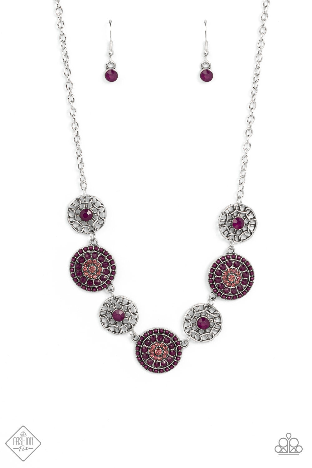 Farmers Market Fashionista - Purple Necklace - Paparazzi Accessories