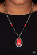 Load image into Gallery viewer, Mojave Meditation - Red Stone Necklace - Paparazzi Accessories

