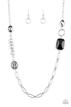 Load image into Gallery viewer, Famous and Fabulous - Black Hematite Smoky Necklace - Paparazzi Accessories
