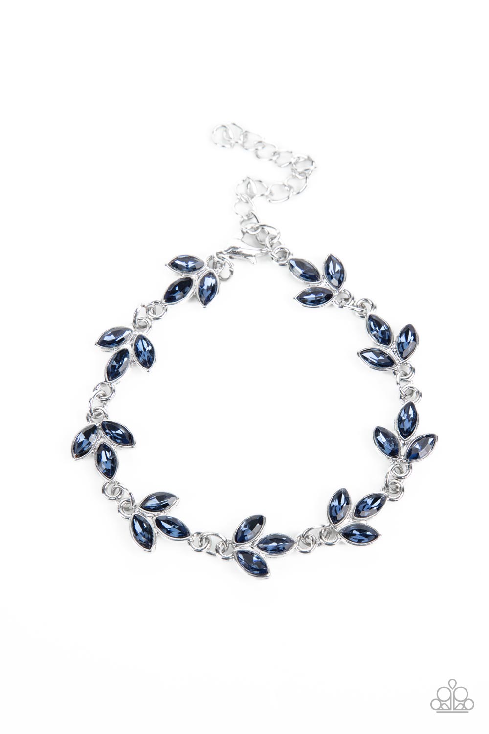 Gala Garland - Blue Rhinestone Bracelet