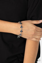 Load image into Gallery viewer, Gala Garland - Blue Rhinestone Bracelet
