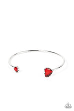 Load image into Gallery viewer, Unrequited Love - Red Heart Rhinestone Bracelet - Paparazzi Accessories
