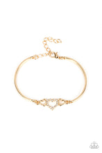 Load image into Gallery viewer, Cupids Confessions - Gold Bracelet - Paparazzi Accessories
