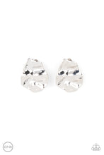 Load image into Gallery viewer, Raise the RUCHE - Silver Clip On Earrings - Paparazzi Accessories

