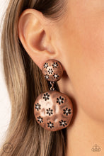 Load image into Gallery viewer, Industrial Fairytale - Copper Clip On Earrings - Paparazzi Accessories
