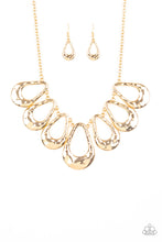 Load image into Gallery viewer, Teardrop Envy - Gold Necklace - Paparazzi Accessories
