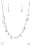 Load image into Gallery viewer, Hands Off the Crown Rhinestone Necklace - Paparazzi Accessories

