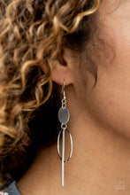 Load image into Gallery viewer, Harmoniously Balanced Silver Earrings - Paparazzi Accessories
