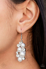 Load image into Gallery viewer, Fond of Baubles Pearl and Rhinestone Earrings
