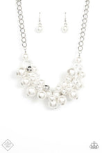 Load image into Gallery viewer, Romantically Reminiscent White Pearl Necklace - Paparazzi Accessories
