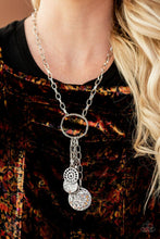 Load image into Gallery viewer, Trinket Twinkle Silver Necklace - Paparazzi Accessories

