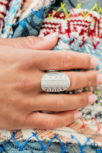 Load image into Gallery viewer, Teeming with Texture Silver Ring - Paparazzi Accessories

